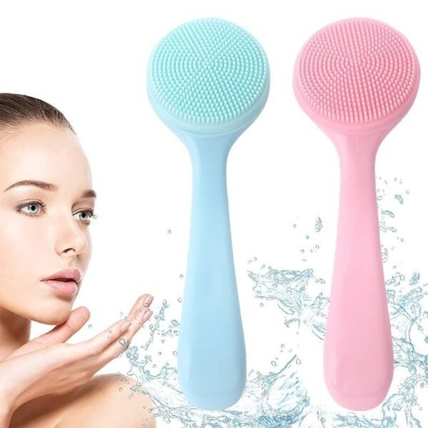 Silicon Facial Cleansing Brush, Soft Face Massage Wash Brush