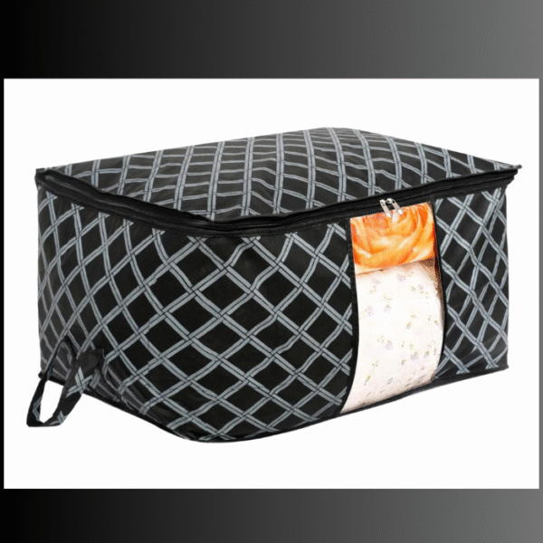 printed underbed closet storage bag