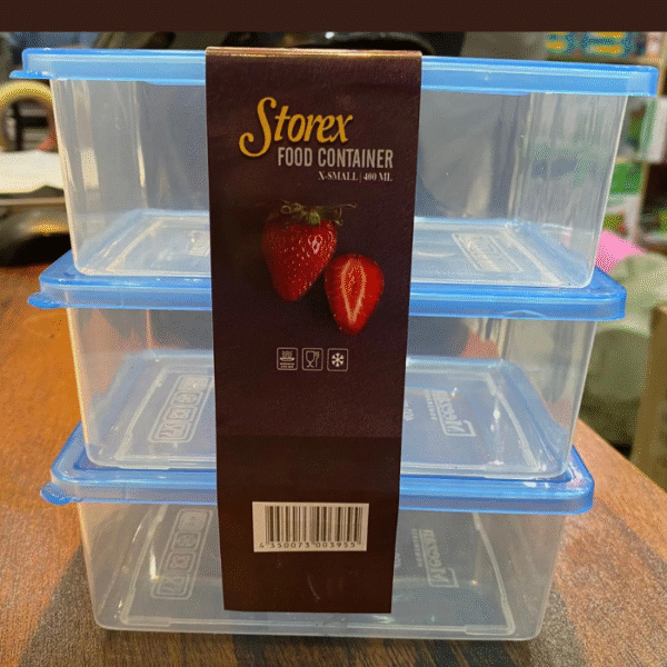 Pack Of 3 Storex Food Container