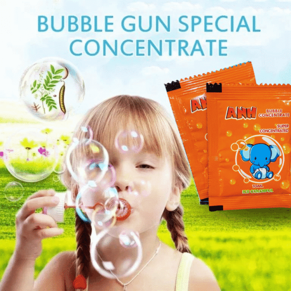10Pcs Bubble Gun Liquid Pouch 10ml