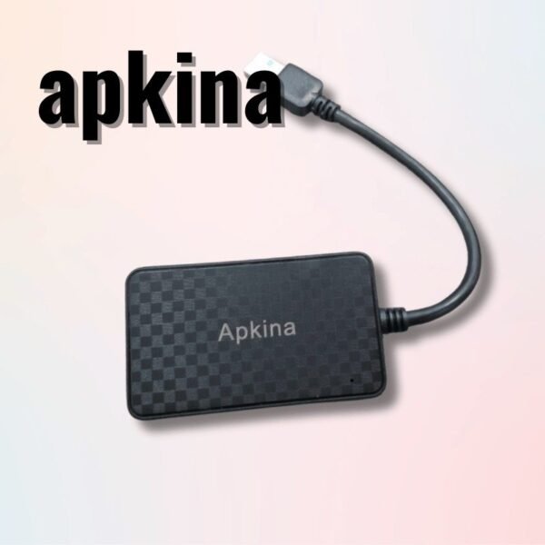 Apkina USB3.0 Multi-Card Reader – High-Speed 5Gbps Transfer, Plug-and-Play Convenience for SD, Micro-SD, CF Cards, and More