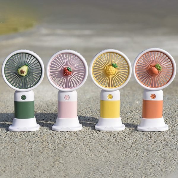 Mini Fan Multifunctional Cool Summer Fruit Cartoon Handheld Mini Fan