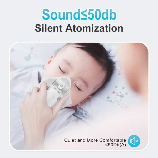 Medical Handhe Portable Nebulizer Inhalator Adult Kids Mini Silent Steam Nasal Humidifier Inhaler To’s Nebulizer Asthma