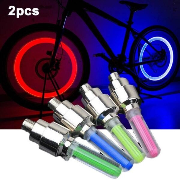 pack Of 2 Universal Car / Bike Tyre LED Light