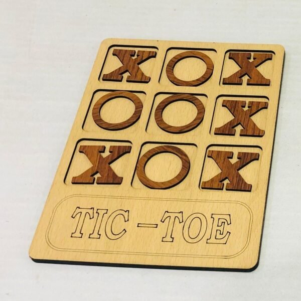 Wooden Tic Toe Game