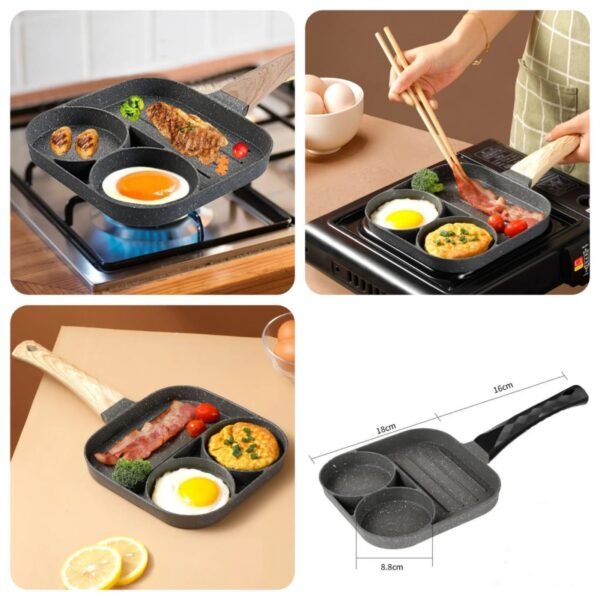 3Mould Frying Pan (Box Packing) Premium Quality