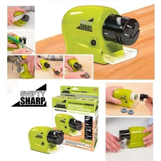 Swifty knife shapner. CELL OPERATED
