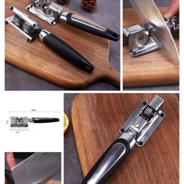 Sharpener Plastic Handle Multifunctional Manual Kitchen Stainless Steel Cutter Mini Home Scissors