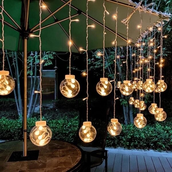 Fairy Lights Holiday Decorative LED Curtain Light String Led Light Christmas Outdoor Garden Wedding Party Navidad Decoration