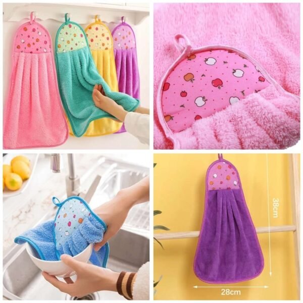 Kitchen Cleaning Towel With Card Packing (Random colours no choice)