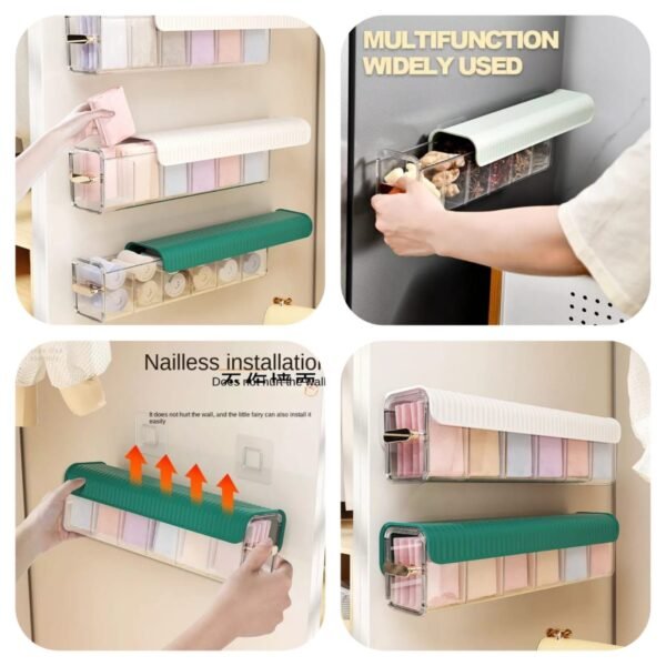 Multifunctional Wall Hanging Organizer (Box Packing) Random Colours