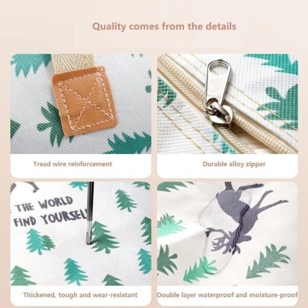 New Arrival 

High Capacity Waterproof Foldable Storage Bag Now Available in 2 Awesome Prints ( Pineapple & Giraffe)