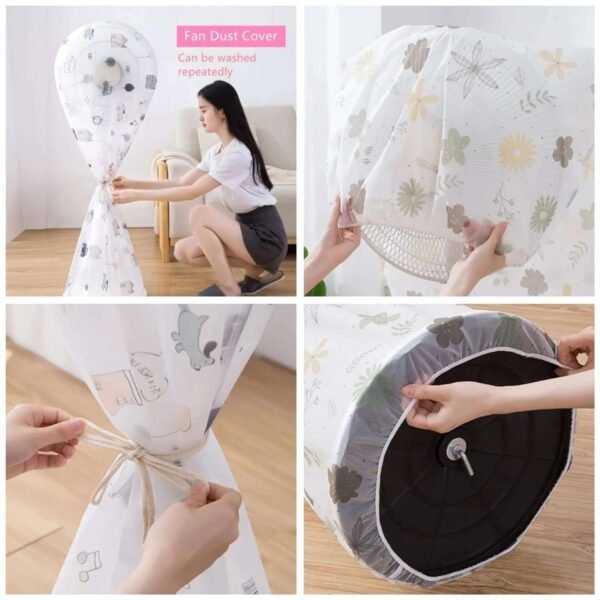 Pedestal Fan Cover Made In 🇨🇳 – Waterproof, Dustproof, and Scratch-Resistant
