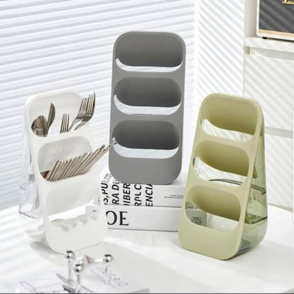 3 Layer Kitchen Cutlery Storage Rack  (Imported China 🇨🇳)