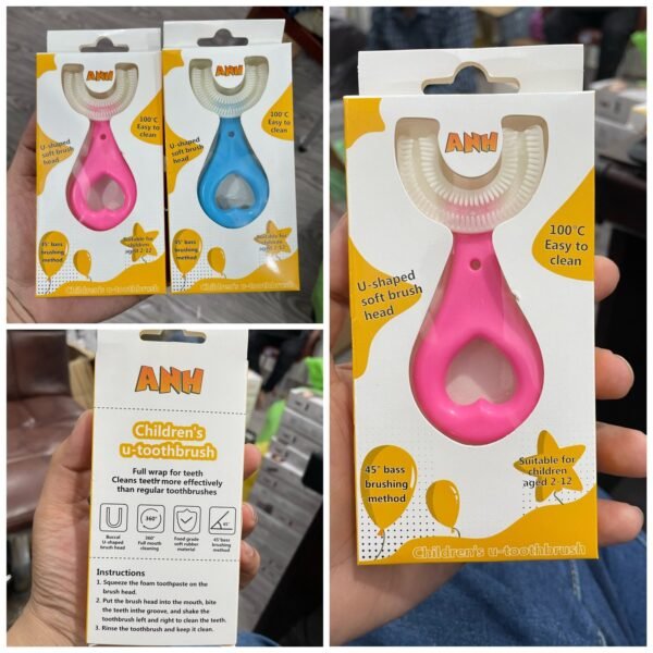 U Shape kids Teeth Brush With Box