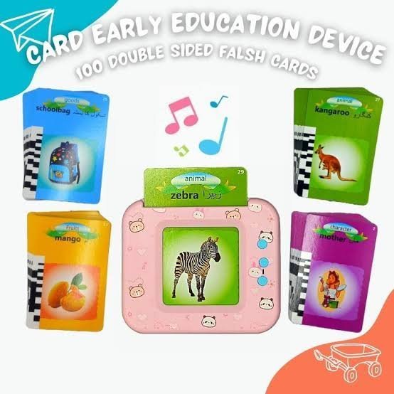 Audible Baby Reading Machine for kids early learning English Cognitive Flash cards Toys Montessori Toddlers Gifts 2-4years