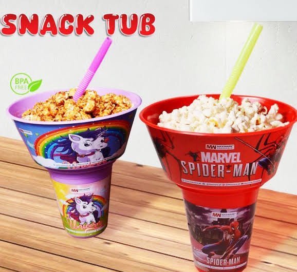 Snack Tub Random Characters,Random Colors)