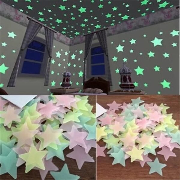 100Pcs Glowing Stars