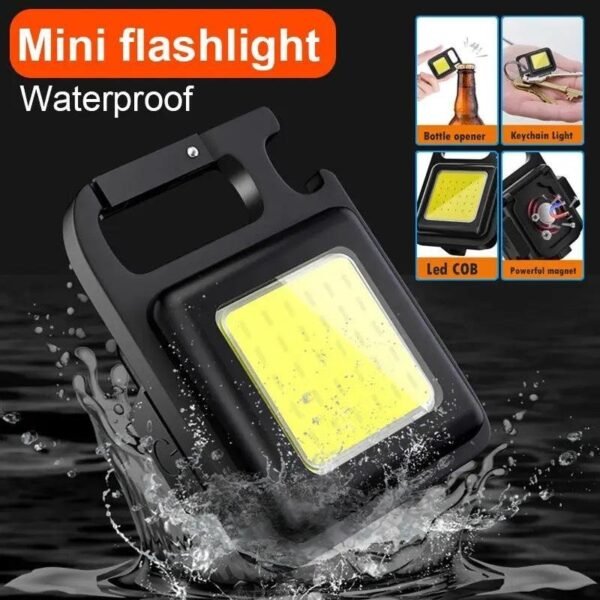 Rechargeable Keychain Cob Light