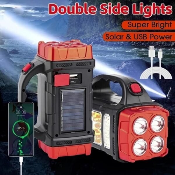 500 Lumen High Power LED Emergency Light

Water Repellent, Portable Flashlight for Outdoor Hiking, Camping, and Emergency Use – Perfect