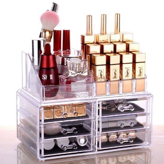 6 Drawer Cosmetic Organizer Minor Crack
