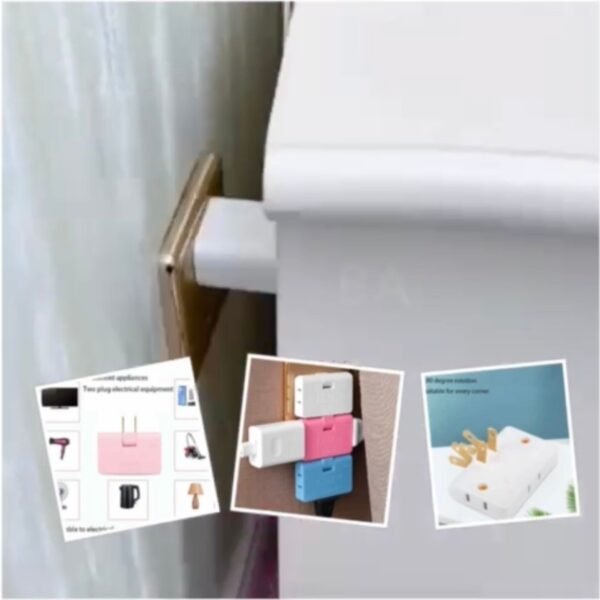 3 in 1 Rotating Wall Socket Each