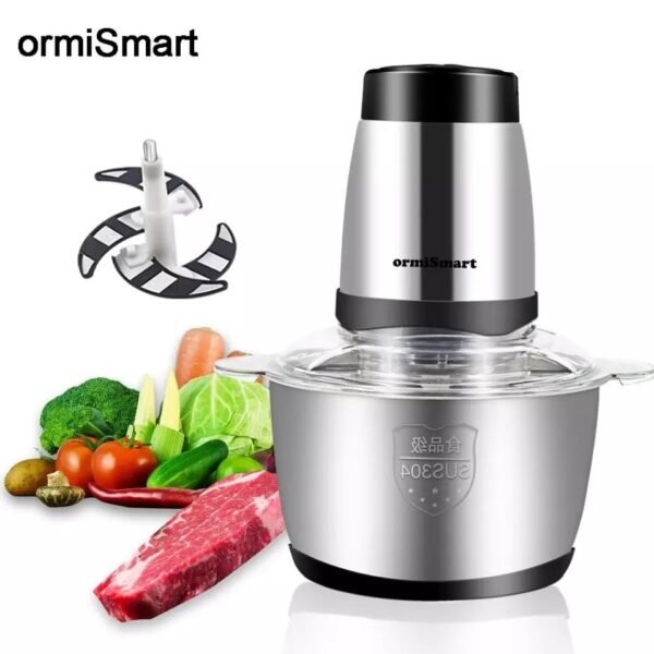 2L Electric Chopper Steel