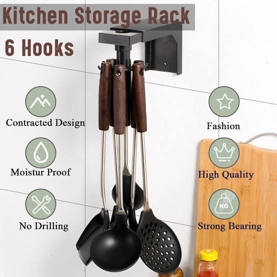 Rotating 6 Hook