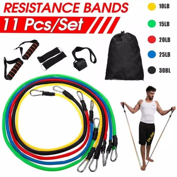 11pcs/set Gym Resistance Band