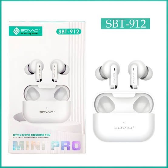 Sovo Mini Pro SBT 912 Earbuds (With One Year Warranty)
