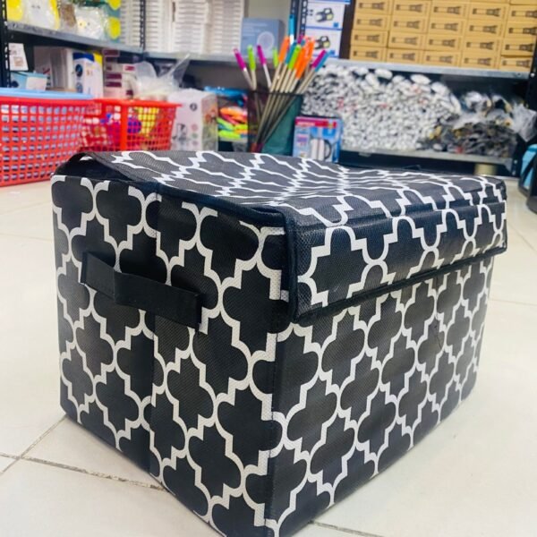 New design black white storage box